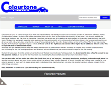 Tablet Screenshot of colourtone.com